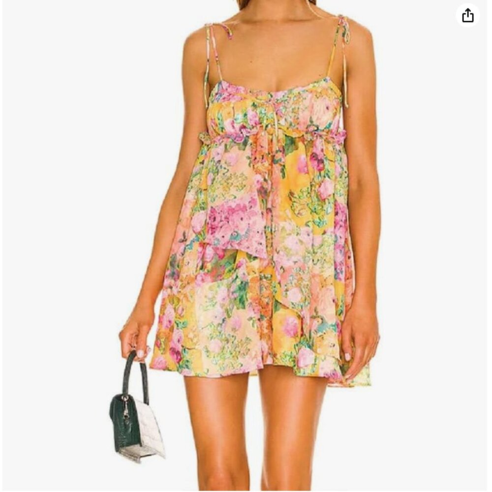 Cutesie Floral Summer Dress Size Medium